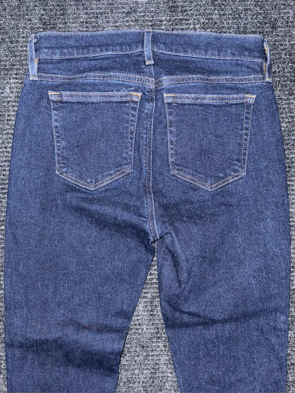 LOFT Women’s The Boot Dark Wash Bootcut Jeans Sz 26 / 2 Petite Cowgirl Americana - Picture 4 of 6